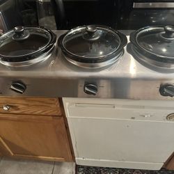 Bella Triple Slow Cooker Croc Pot 