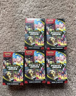 Pokemon perfect order boosters factory sealed