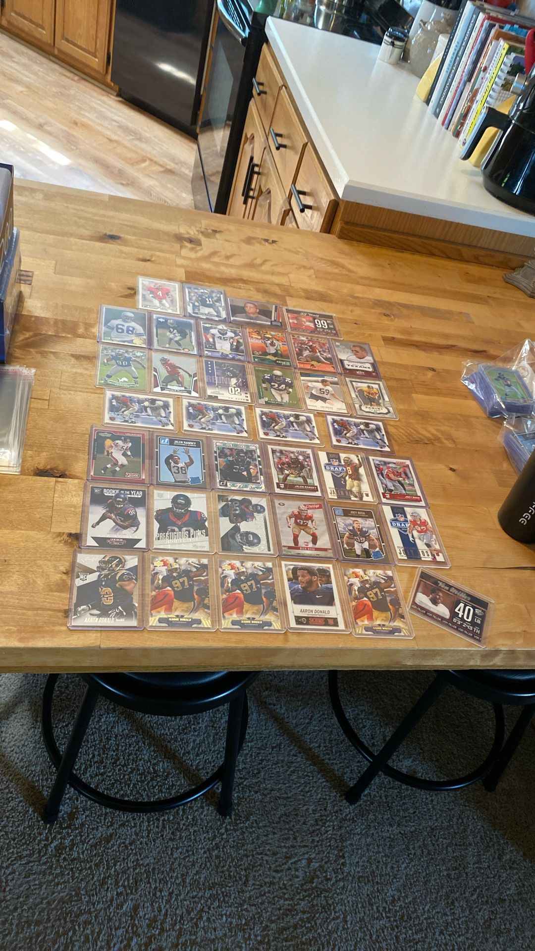 38 Card NFL Defensive Football Card Lot