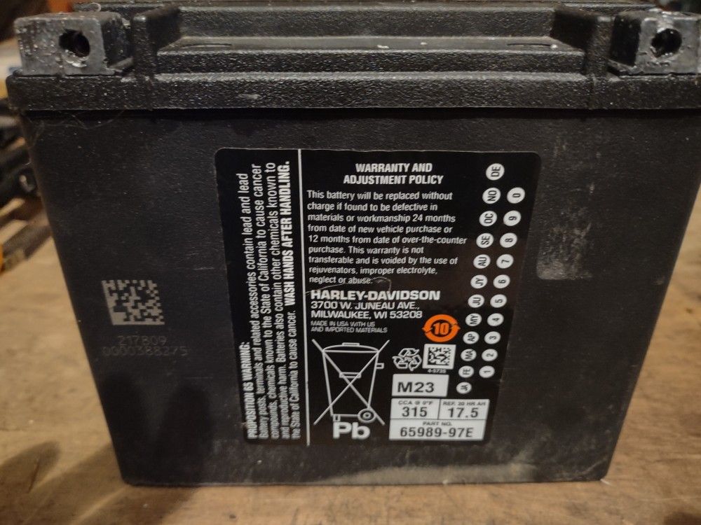 Harley-Davidson Battery