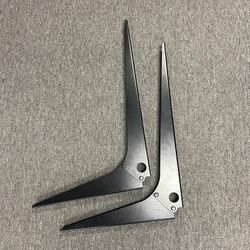 Black 27” By 18” Angle Brackets