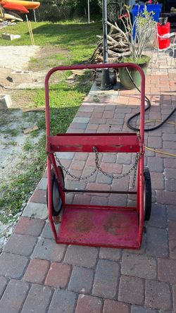 Acetylene torch cart