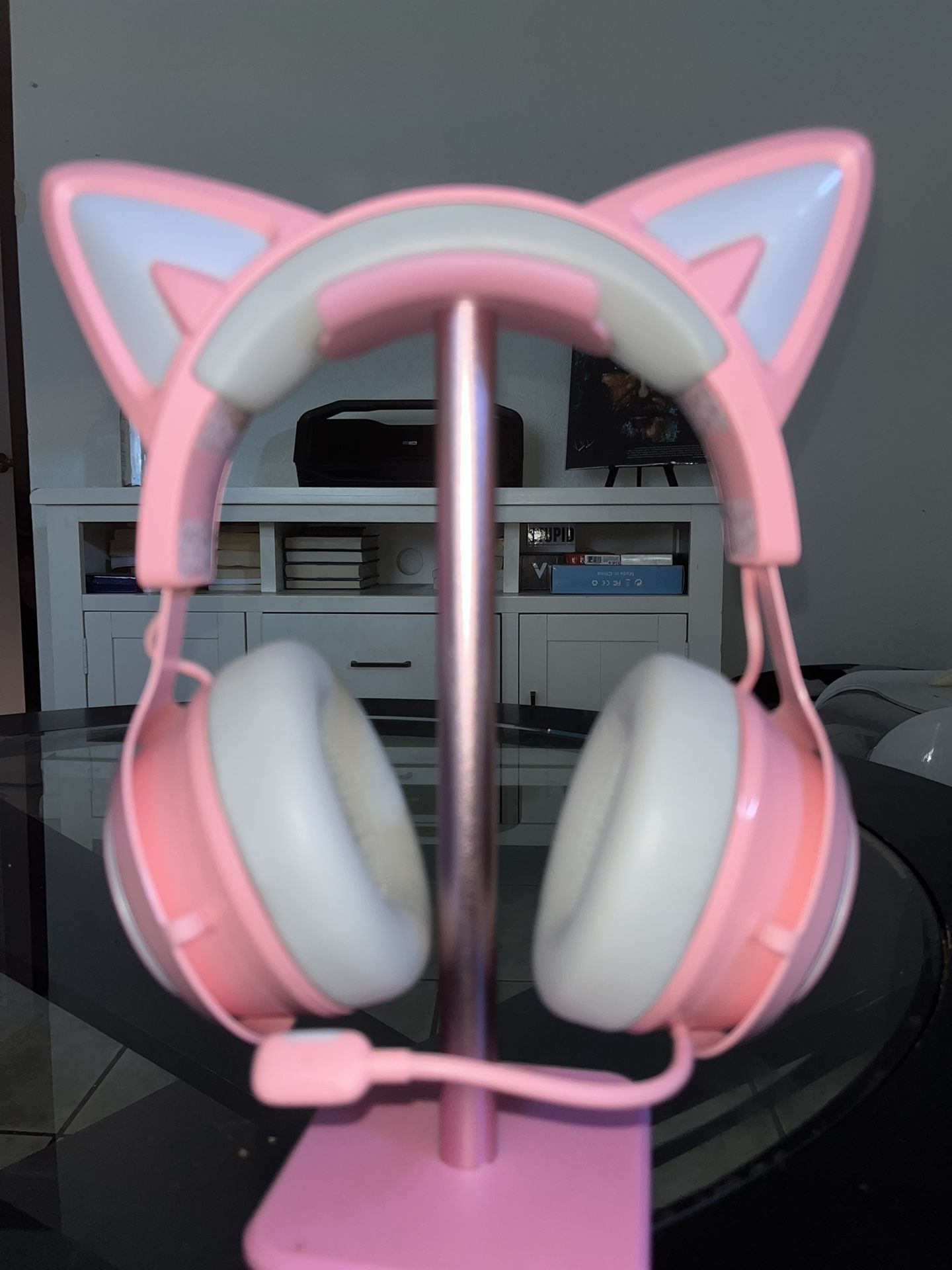 Pink Wireless Cat Headset  *READ DESCRIPTION*