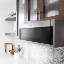 Whirlpool - 1.1 cu. ft. Low Profile Microwave Hood Combination