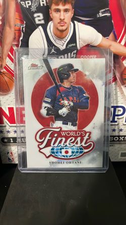 Shohei Ohtani Topps Finest World's Finest Card