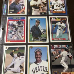 Baseball Cards - Hall Of Famers Ken Griffey Jr, Ryne Sandberg, Frank Thomas, Kirby Puckett, Barry Bonds, Hank Aaron