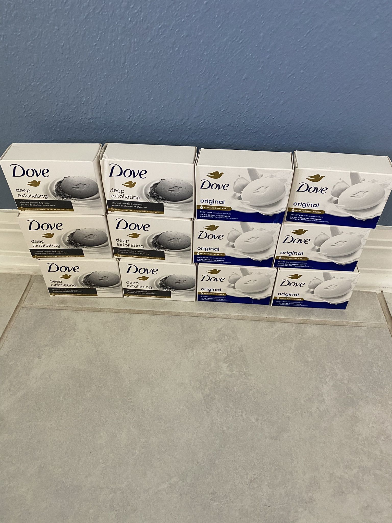 12 Brand New Dove Soap Bundle