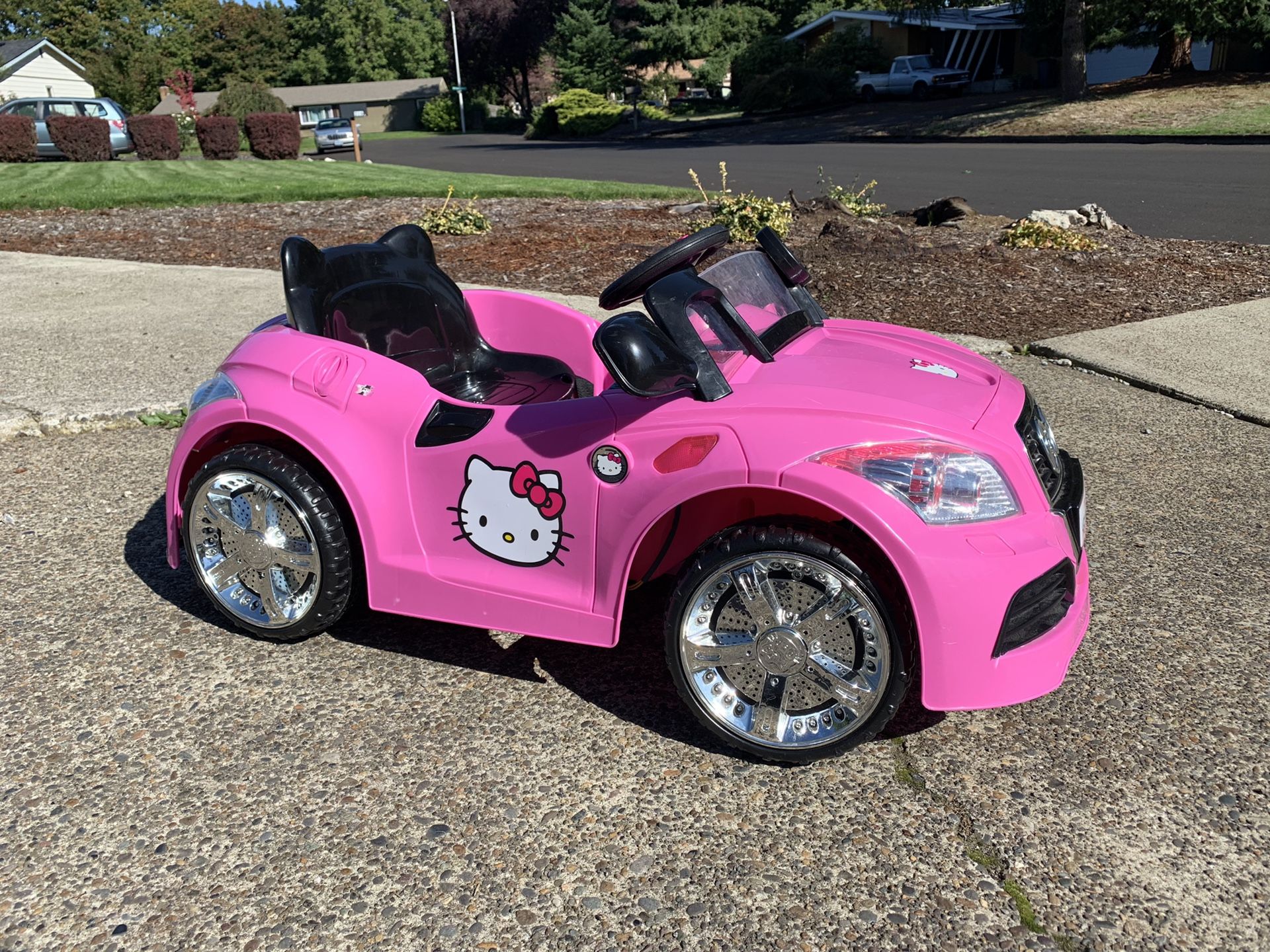 Hello kitty children’s electric car retails for $289