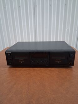 SONY  TC-WE475  DUAL  STEREO  CASSETTE  PLAYER/RECORDER