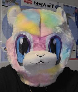 Tie Dye Bear Full Mask By Good Stuff