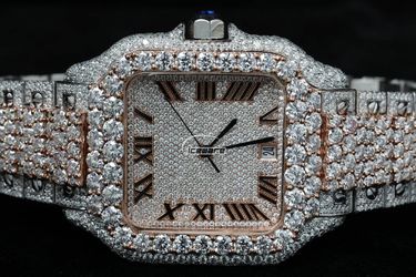 iced out watch *read description *