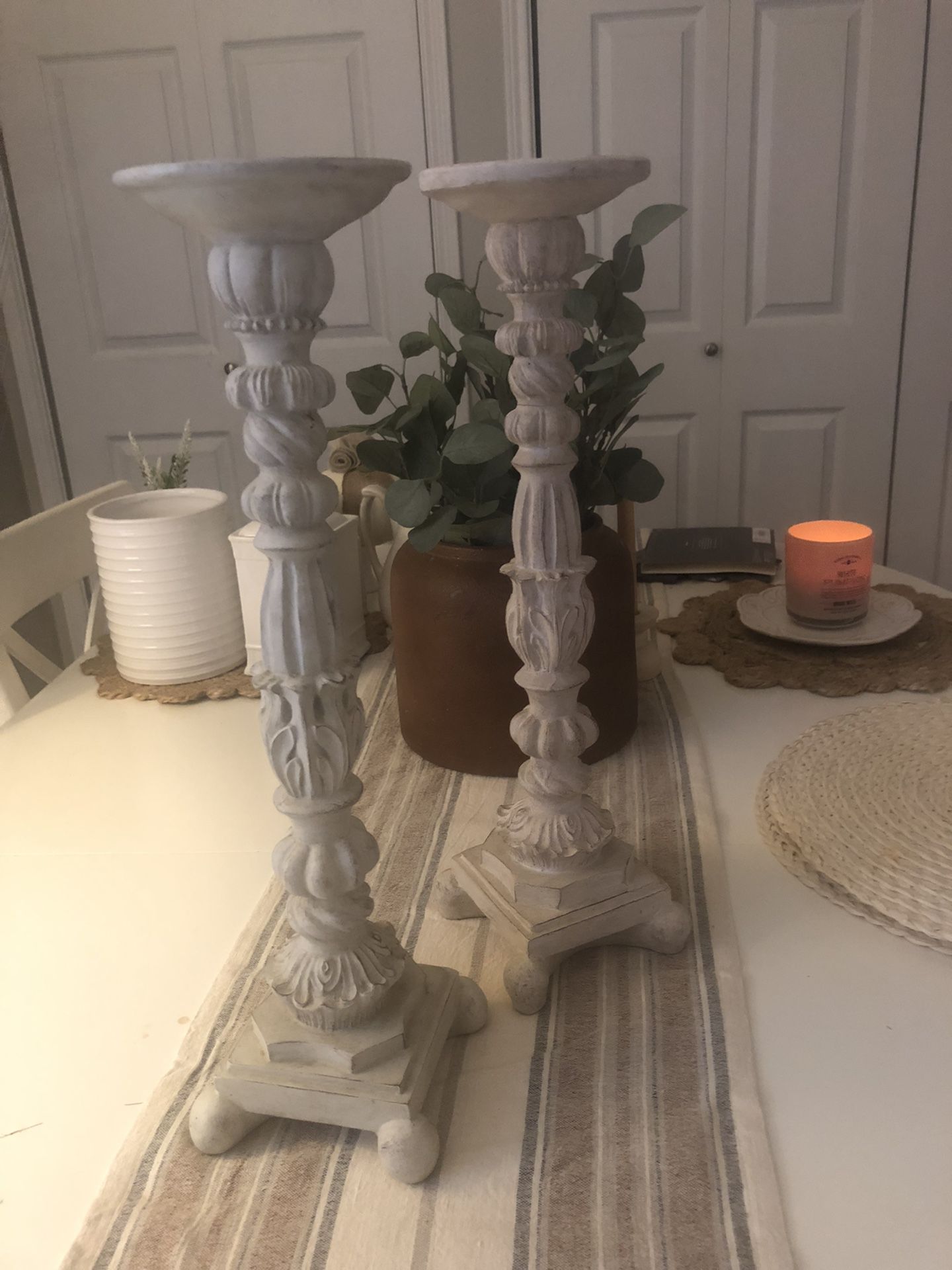 Antique Candle Holders 