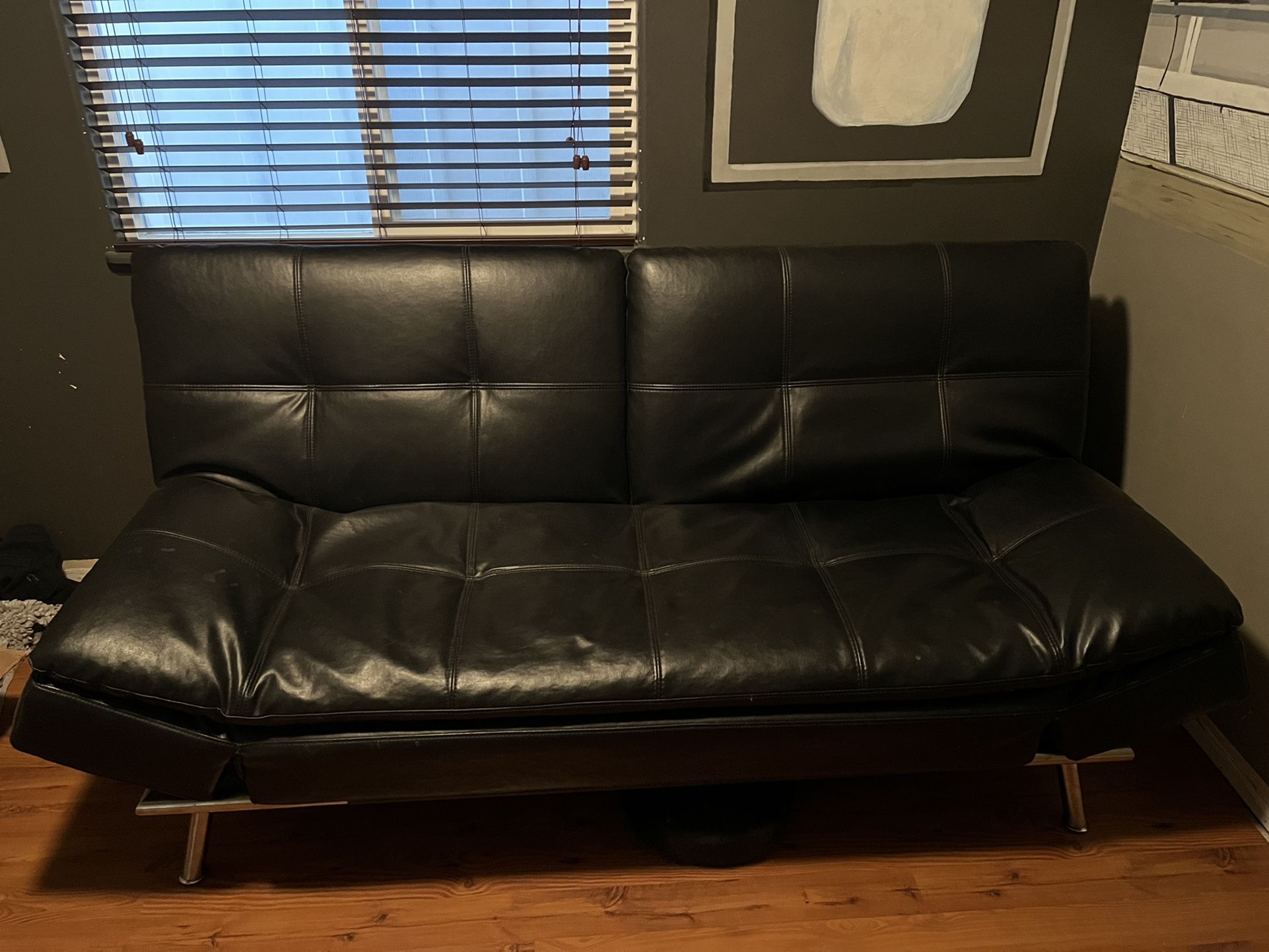 Leather Futon From Costco for Sale in Shafter, CA OfferUp