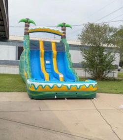 Double water slide