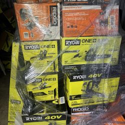 Wholesale Tool Pallet Featuring RIGID and RYOBI