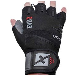 XL skott Evo 2 Weightlifting Gloves W/ Wrist Wrap Support