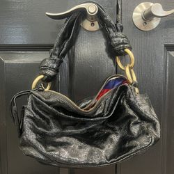 Mini Coach Patent Shoulder Bad