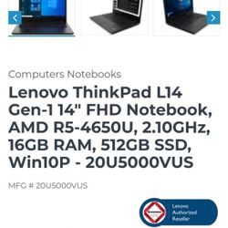 Lenovo Thinkpad 512gb 