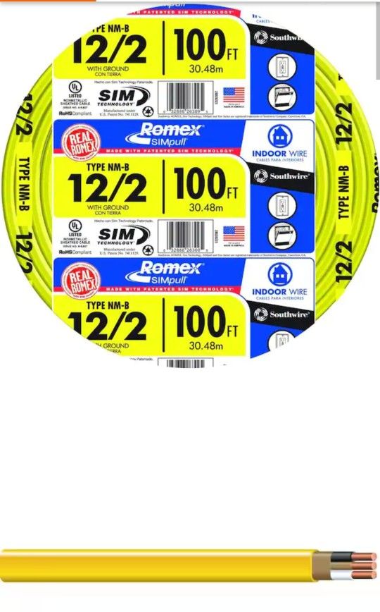 100' 12/2 Wire