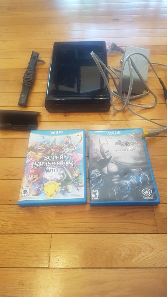 Nintendo Wii U replacement system with two games