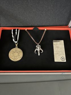 Mandalorian Beskar Jewelry Set