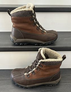 Timberland Woodbury Faux Shearling Insulated Waterproof Duck Boot Brown Men\'s 11 Timberland Woodbury Faux Shearling Insulated Waterproof Duck  main image 2