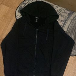 H&M Denim Black Hoodie (READ DESCRIPTION)