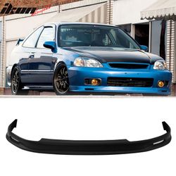 Fits 99-00 Honda Civic Mugen Style Front Bumper Lip Chin Rough Textured Surface