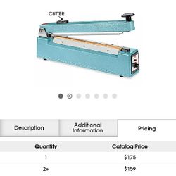 Uline Impulse Sealer 12 Inch H-293
