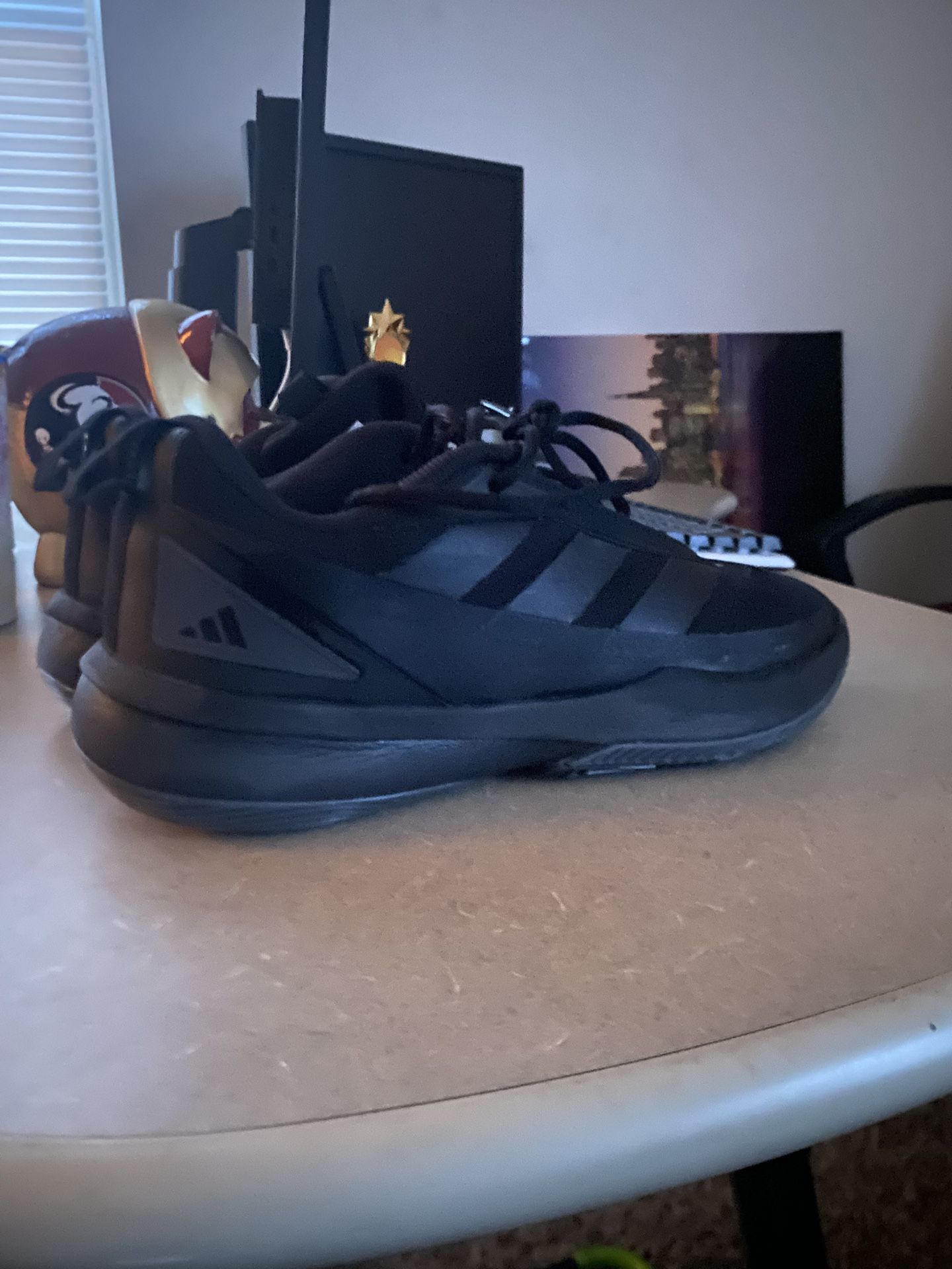 Black Adidas Basketball Shoes
