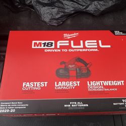 Brand New Milwaukee M18 FUEL 18V Lithium-Ion Brushless Cordless Compact Bandsaw (Tool-Only)