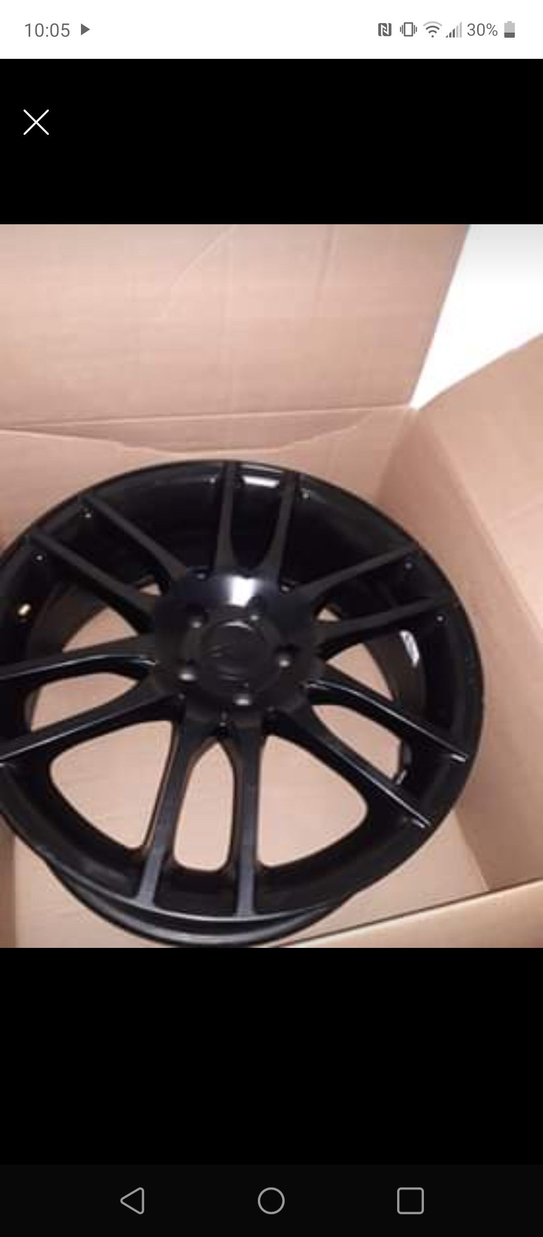 Brand new rims need gone asap. South la pick up only