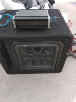 Kicker amp and speaker