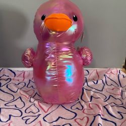 Large Duck Plush Pink