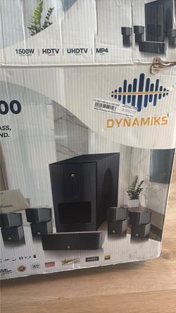 Dynamiks 1500W Home Theater Speaker System