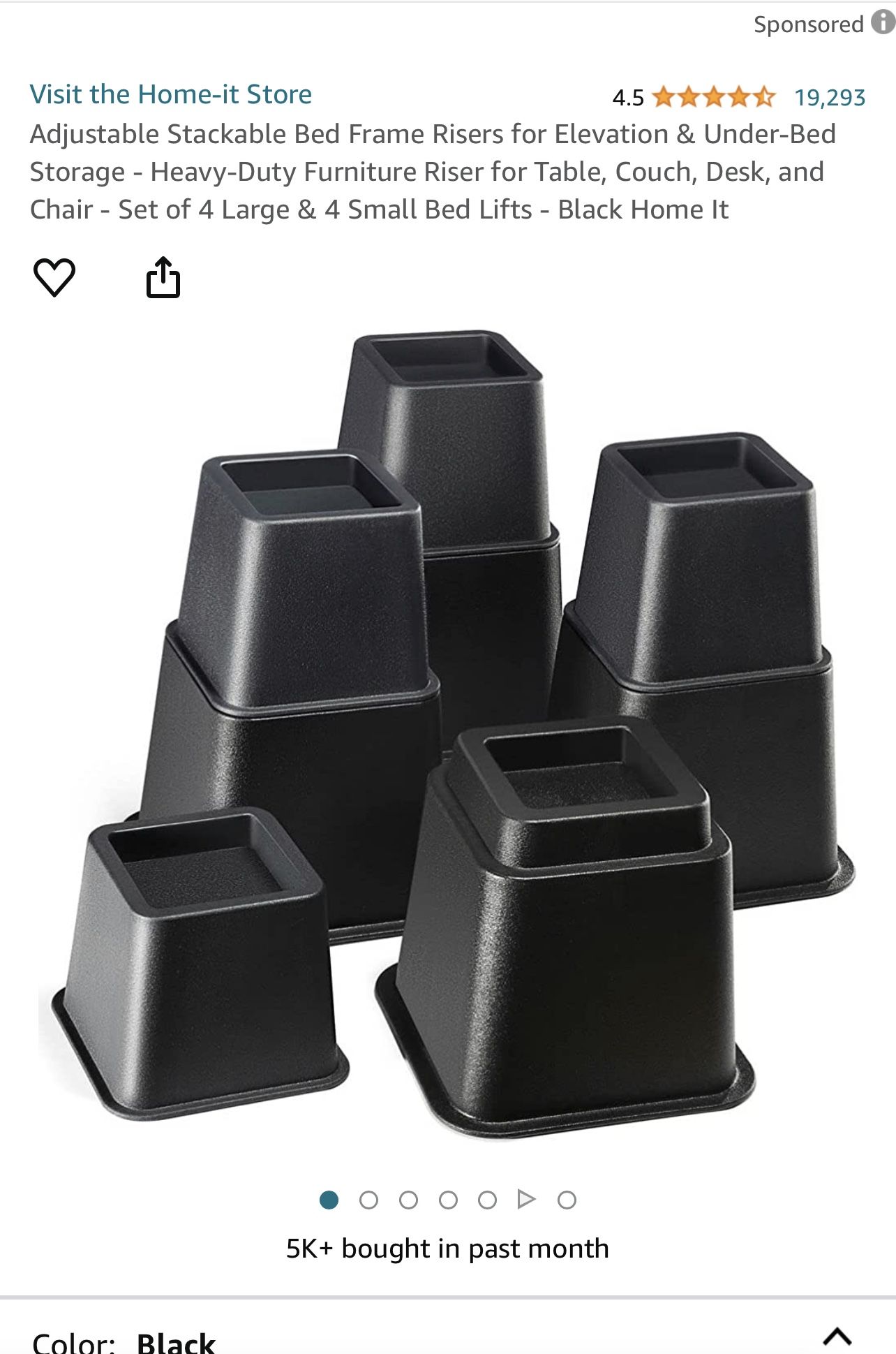 Heavy Duty Bed Risers