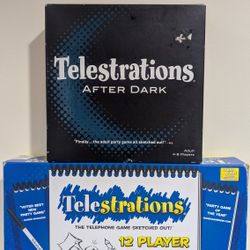 Telestrations 12 Playera And After Dark Board Game 