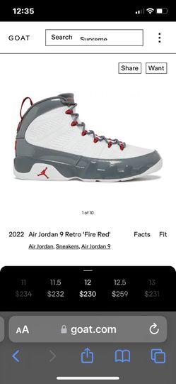 Air Jordan 9 Retro Fire Red