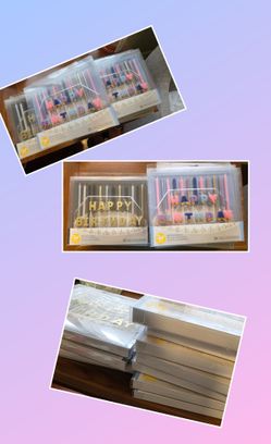 Happy Birthday Candle Sets- Take all 11 Sets for $5