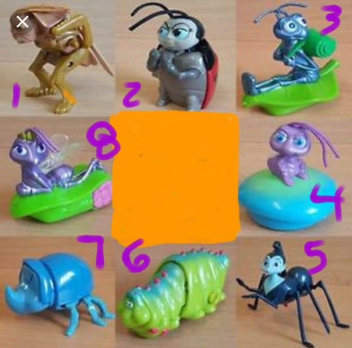 A bug's sales life mcdonald's toys