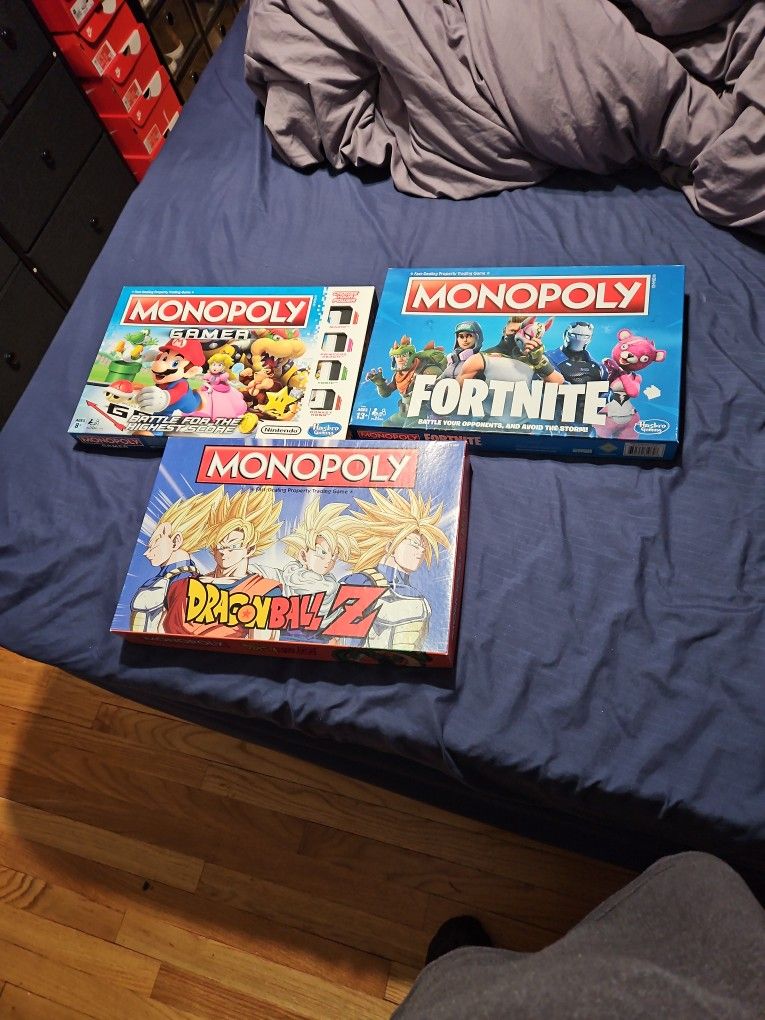 3 Monopoly Games From Famous Franchises