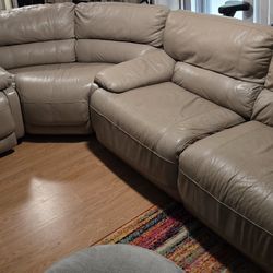 Leather Sectional Couch