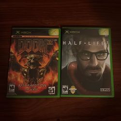 Half Life 2 & Doom 3 Resurrection Of Evil For Xbox 