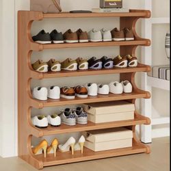 6-tier Bamboo Shoe Rack