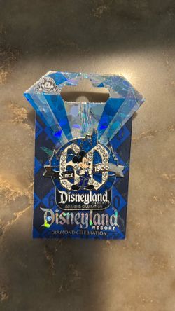 Disneyland 60th Diamond Celebration Mickey Pin