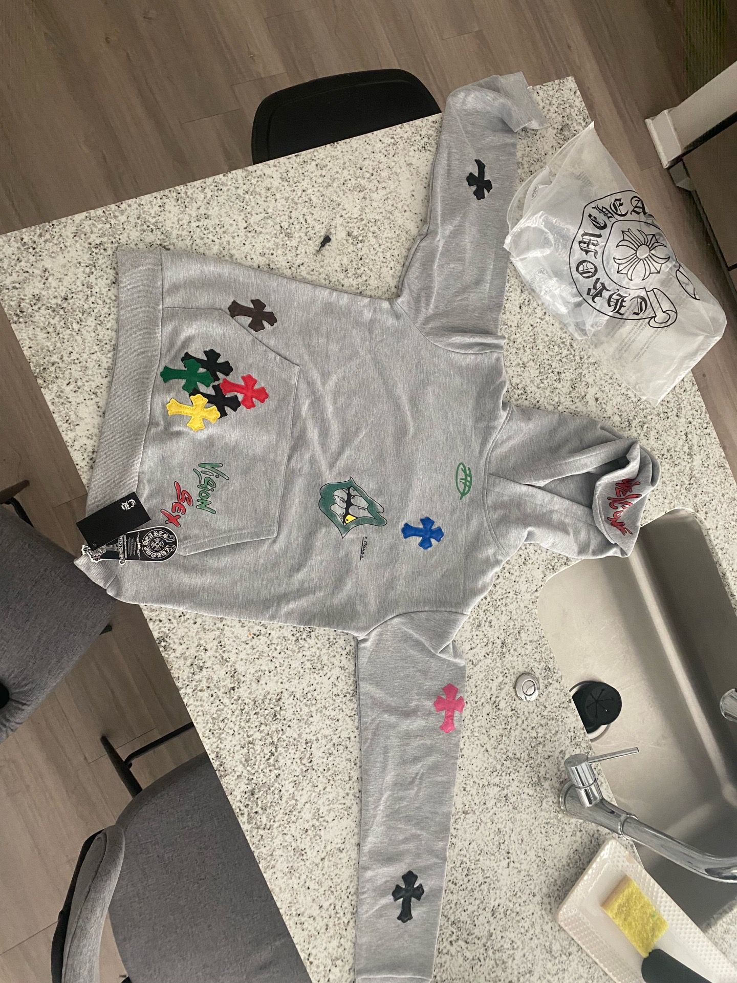 Chrome heart hoodie