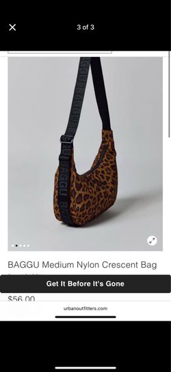 Baggu medium cheetah print