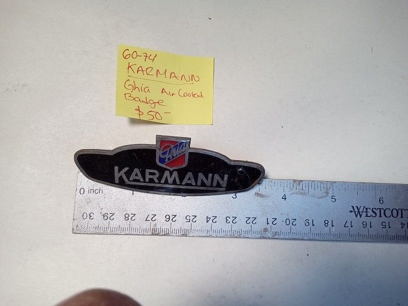 60 74 KARMANN Ghia air cooler badge,All Products : American Fashion Style Bags On Sale