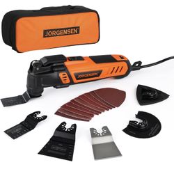 JORGENSEN Oscillating Tool 5°Oscillation Angle, 4Amp Oscillating Multi Tools Saw