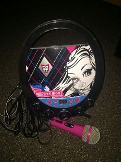 Monster high karaoke machine